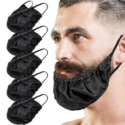 China New Design Waterproof Beard Cover Man Facial Hood Hood Custom Designs Bedtime Adjustable Black Beard Hood for sale