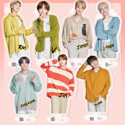 China Wholesale South Korean Kpop Idol Sell Bangtan Boys Transparent Standee Acrylic Stand for sale