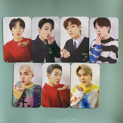 China Bangtan South Korean Boys Idol Kpop Goods Wholesale Japan Fanclub Photo Card Lomo Mobile Card for sale