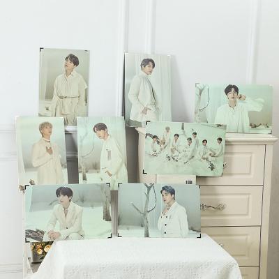 China South Korean Bangtan Boys Wholesale Soul 7 Bangtan Boys Photo Frame Premium Photo Kpop Idol Merchandise Card for sale