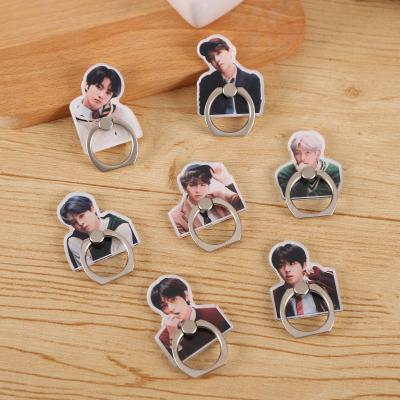 China Universal Bangtan Boys Soul 7 Bangtan Boys Phone Holder Kpop Idol Wholesale Card Phone Bracket Ring Stand Phone Holder for sale