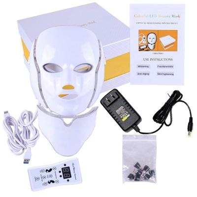 China 7 Colors LED Mask LED Mask Colorful Electric Light Mask Home Use For Face Beauty UNPLM004 for sale