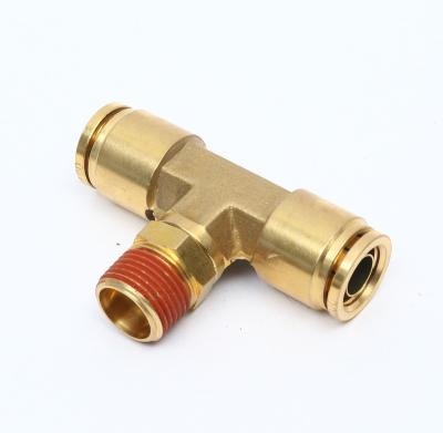 China High Quality Pneumatic Accessories Connector Quick Coupling Fitting Brass Hose Fittings TIE for sale