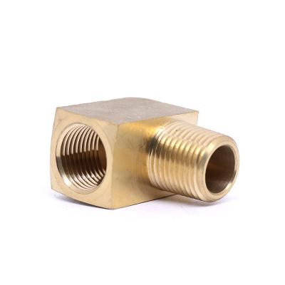 China Brass Fitting All Male Thread Copper Common Fuel Mid Tee Quick Transition Connector TEE for sale