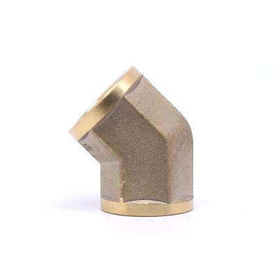 China 45 Degree Brass Fitting Elbow Female Thread All Common Copper Transition And Brass Fittings for sale