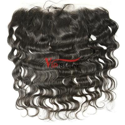 China Best Selling Swiss Indian Ocean Wave HD 13x4 Transparent Human Hair Lace Frontal With Natural Hairline for sale