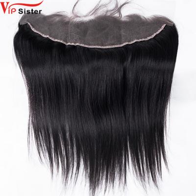 China Real 13x4 Hd Virgin Human Hair Factory Price Straight Lace Headband Swiss Hair Sheer Film for sale