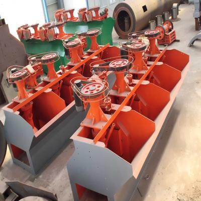 China Gold, copper, zinc, nickel and molybdenum iron pick flotation machine for sale