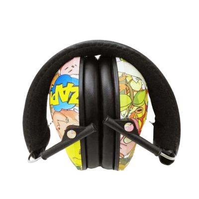 China Wholesale Noisy Environment Colorful Pattern Passive Earmuffs Fit For Children Hearing Protection for sale