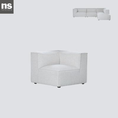 China NS FURNITURE modular sofa chair set reclainer hotel patio TV lounge fabric module sofa for sale