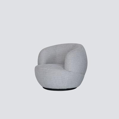 China Swivel Base NS FURNITURE Fabric Ball Shape Sofa Chair Living Room Occasional Chair Office Club Home Furniture Loop Module Easy Clean Sofa for sale