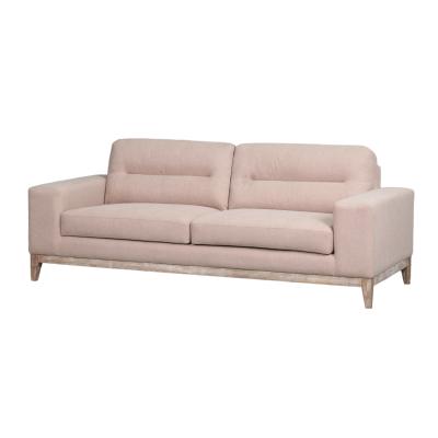 China Removable Modern Sofa Three Seats Modern Sectional Sofa Three Seats Wooden Frame Three Seat Living Room Furniture Cover NS Luxury Fashion Single Buckle Sofa for sale