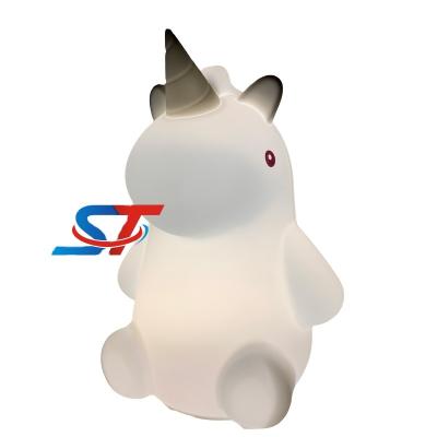 China Bedside Lamp Most Popular USB Charging Unicorn Cute Gift Halloween Bedside Led Table Lamp for sale