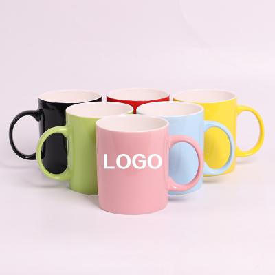 China Barber Shop Simple New Bone China Milk Mug Color Mug Customized Ceramic Coffee Mug Advertising Promotion Mug for sale