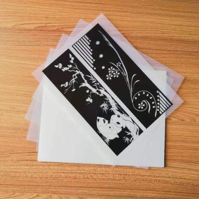 China Screen Printing Transparent Milky White PET Film Waterproof For Silk Screen Printing for sale