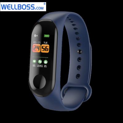 China Hot Selling HD Environmental Protection New W3 Smart Screen Band Color Smart Wristband Waterproof Sport Deep Track Fitness Wristband M3 Smart Bracelet for sale