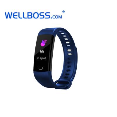 China Blood Pressure Smart Colorful Heart LCD Display Heart Rate Smart Phone and Photo Wristband ID115 Bracelet Phone and Photo Fitness Activity Tracker Y5 Smart Wristband for sale