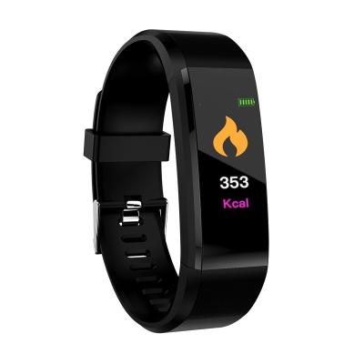 China Dynamic Heart Rate BT Blood Pressure 115 Plus Smart Wristband for sale