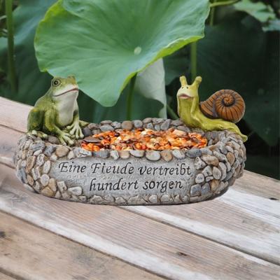 China Non-automatic Decorative Water Feeder Non-automatic Baby Bath Water Feeder Fruit Milk Bird MgO Washbasin Outdoor Ornaments for sale