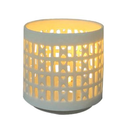 China Good quality various special living room ceramic desktop candle holder for home decor for sale