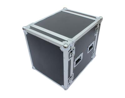 China 12U Storage Amplifier Rack Custom Flight 19inch Aluminum Case With Wheels for sale