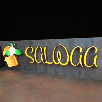 China outdoor indoor 3d shop sign led sign board custom outdoor electric light acrylic led sign logo glow advertising for sale