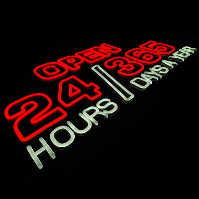 China LED Neon Flex Open Neon Sign Indoor Outdoor Custom Open-Closed Sign for sale