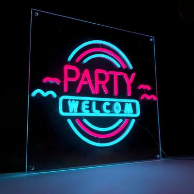 China Indoor Outdoor 3D Acrylic Letters Custom Party Decoration LED Neon Sign for sale