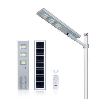 China Hot Sale Ip66 Waterproof Outdoor ABS Garden Garden Light Integrated All In One Solar LED Street Light for sale