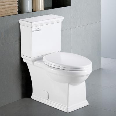 China BINLI Modern North American Style Cupc Watersense Map 800g Siphonic 2PC Bowl Cistern Set Bathroom Toilet for sale