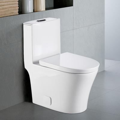 China American Modern WC Sanitary Ware Toilet Bowl Double-Flow Bathroom Market CUPC One-Piece Toilet for sale