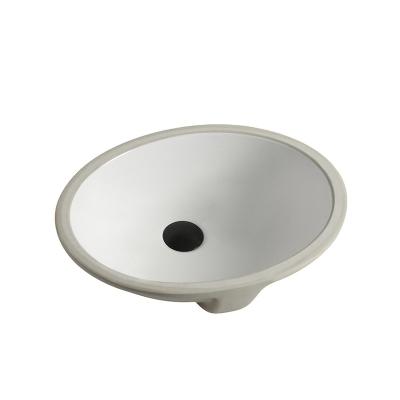 China Binli CUPC Certificate Modern Oval Ceramic Undermount Lavatory UPC Bathroom Sink For Vanity for sale