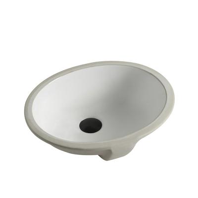 China Without Faucet Binli Lavabo UPC Undermount Bathroom Hand Sink Hotel Porcelain Art Modern Ceramic Oval Basin for sale