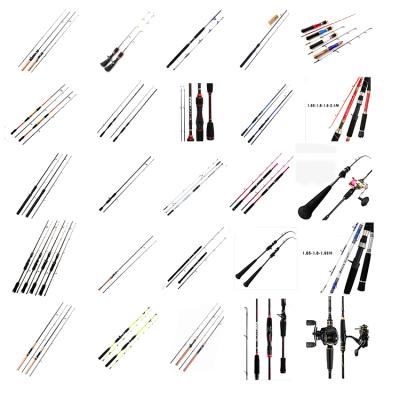 China Best Mini Bass Deep Sea Glass Empty Casting Surf Spinning 4 Pcs Carp Rods Fishing Rods Spinning Telescopic Carbon Fiber Vacuum for sale