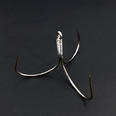 China Anti Corrosion 3X Strong Short Fishhooks Jigheads Treble Fishhook Minow for sale