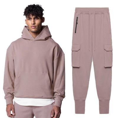 China QUICK DRY Oversized Mens Cargo Jogging Training Sweat Suits for sale