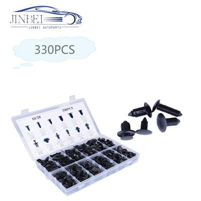 China Auto Fastener Newsmarts 330Pcs Plastic Fastener Bumper Rivet Clips Assembly Expansion Screws Replacement Kit for sale