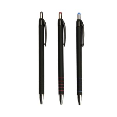 China office & Pen Aihao Super Fluent Writing 0.7mm Black Plastic Retractable Ballpoint Pens 1.0mm School for sale