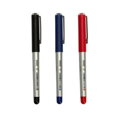 China office & School Pen High Quality Aihao Free Ink Roller 0.7mm Super Fluid Writing Roller Pens 12 Packs for sale