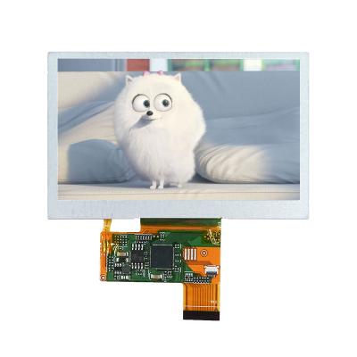 Κίνα 4,3 λεπτή 800x480 LCD ΔΙΕΘΝΏΝ ΕΙΔΗΣΕΟΓΡΑΦΙΚΏΝ ΠΡΑΚΤΟΡΕΊΩΝ LCD ίντσας HMI επίδειξη ενότητας COF χωρίς παίζοντας ζωτικότητα αφής προς πώληση