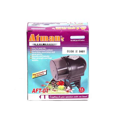 China ATMAN Sustainable Waterproof Automatic Fish Feeder For Aquarium for sale