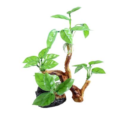 China Sustainable landscape ornaments, colorful plants, plastic aquatic plants for sale