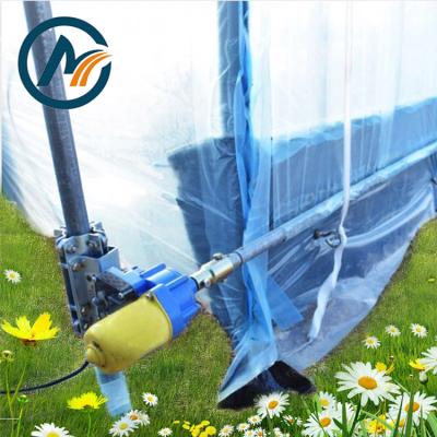 China Greenhouse Ventilation System 4.8RPM 50W 24V Plastic Plastic Thrown Electric Greenhouse Film Roll Up Curtain Winch Device DC Motor for sale