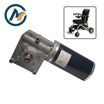 China High Quality IP45 12V 24V 10-113W Wheelchair DC Gear Motor for sale