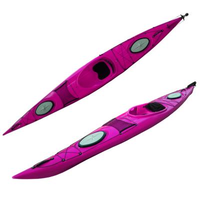 China 4.50m Bachelor Outdoor Touring Single Base Touring Sit In Ocean Kayak for sale