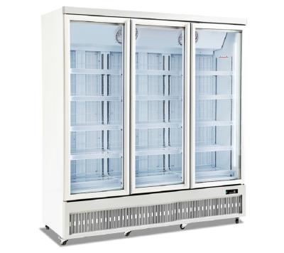 China Cold Cooler Supermarket Refrigerator Single-temperature Beverage Display Refrigerator Commercial Side-by-Side Refrigerators Showcase for sale