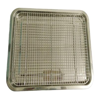 China Disposable Stainless Steel Cooling Rack For Baking / Oven Safe With Sheet Pan for sale