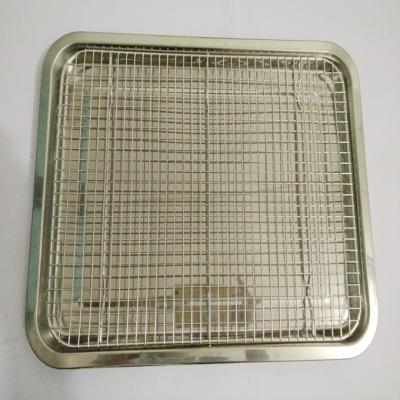 China Twill Weave 12 Inch x 17 Inch Wire Cooling Rack, Chrome Plate Steel for sale