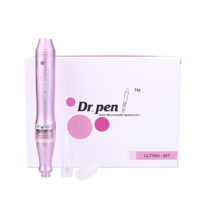 China Anti-puffiness micro needles wired derma stamp pen with medical certificate dr.pen ultim m7-c for sale