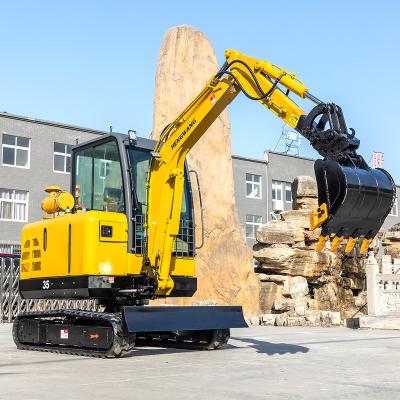 China Earthmoving Machinery 1000Kg 1.2Ton 2Ton Mini Excavator Earthmoving Machinery Mini Small Digger Excavator 3.5 Ton Excavatore for sale